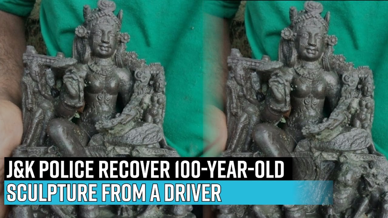 J&K police recover rare 100-year-old sculpture from driver in time; foil sale attempt