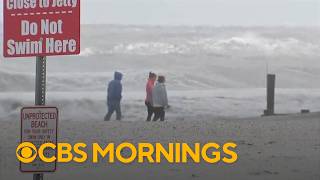 Nor'easter threatens East Coast with wind and rain
