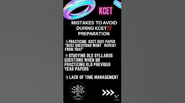 MISTAKES AVOID  DURING  KCET EXAM. HOW TO GET MORE MARKS  KCET 2021 WHITHOUT  STUDYING#KCET#SHORTS