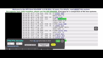 FT8 on 14.074 MHz