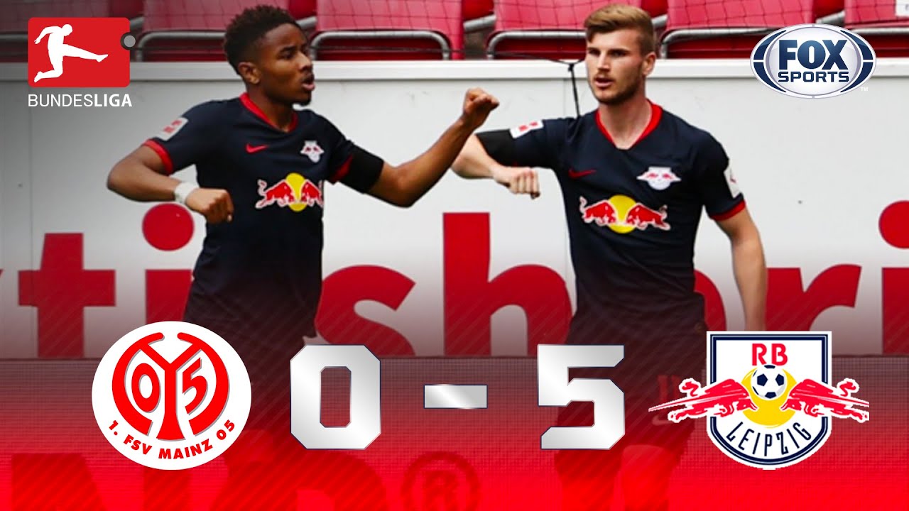 Mainz 05 RB Leipzig [05] GOLES Jornada 27 Bundesliga YouTube