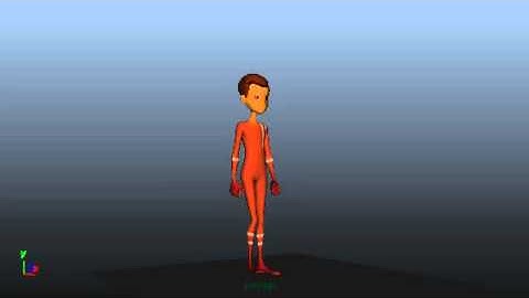 Stewart Walk Run Jump Animation