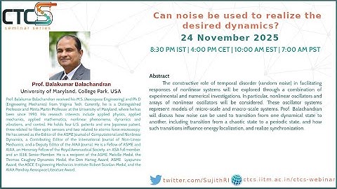 Can noise be used to realize the desired dynamics?