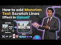Design Scratch Text Effects in Canva | Easy Typography Tutorial