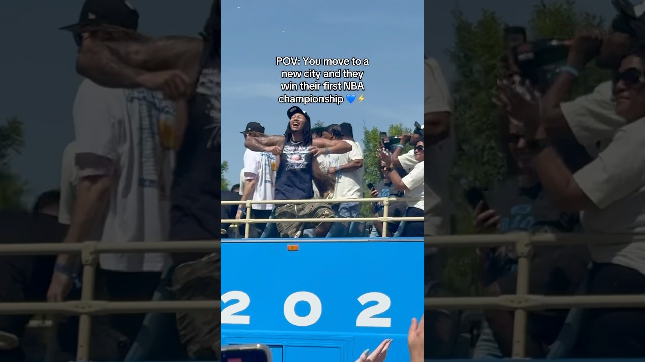 Oklahoma City Thunder NBA Championship Parade 💙⚡️ 