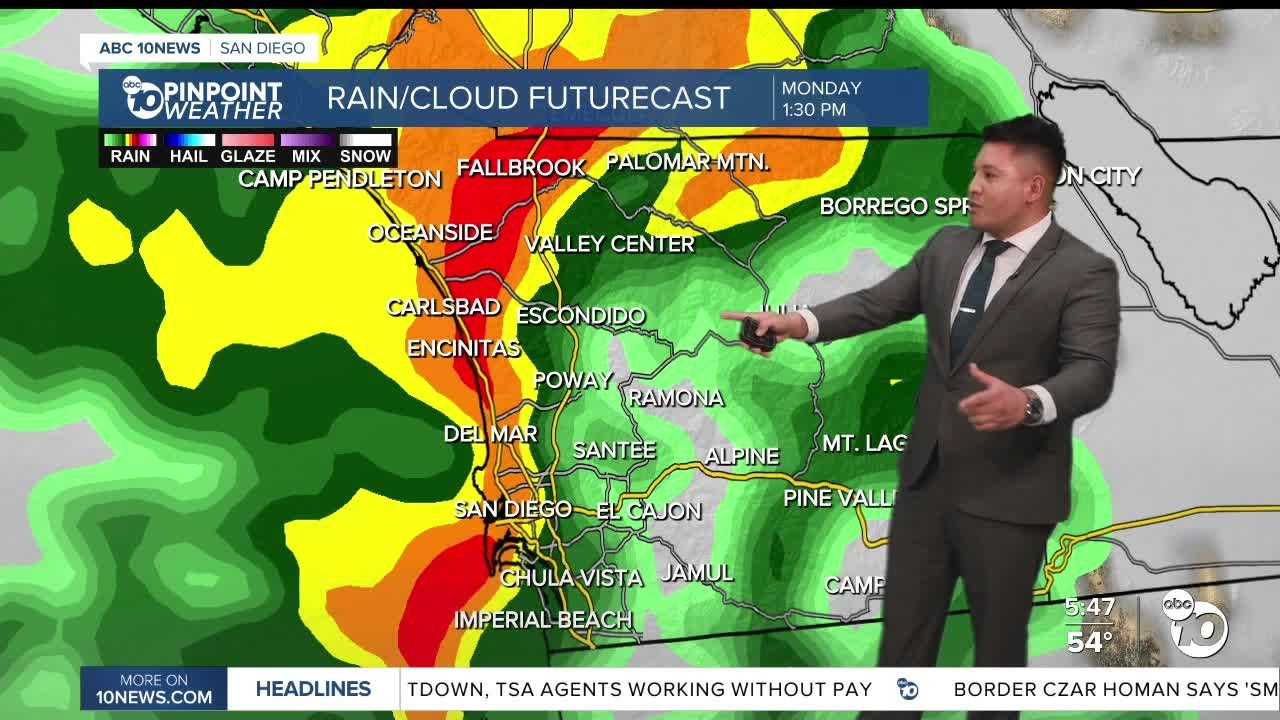SoCal Storm: Heavy rain, strong winds, thunderstorms tonight - YouTube