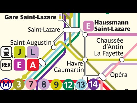 Métro Saint-Augustin - Opéra, correspondance complète à pieds !