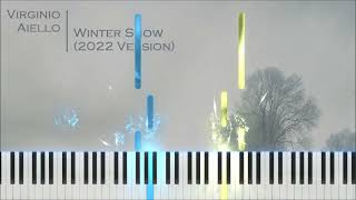 Virginio Aiello - Winter Snow (2022) - [Piano Tutorial] (Synthesia - SeeMusic) Resimi