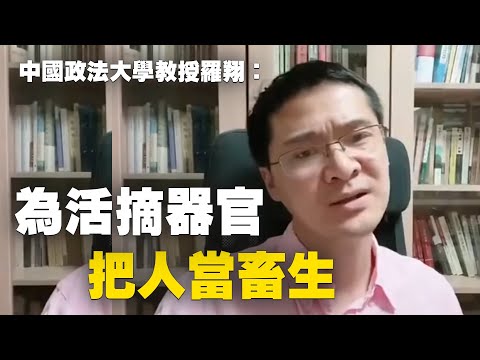 中国政法大学教授罗翔：为活摘器官 把人当畜生