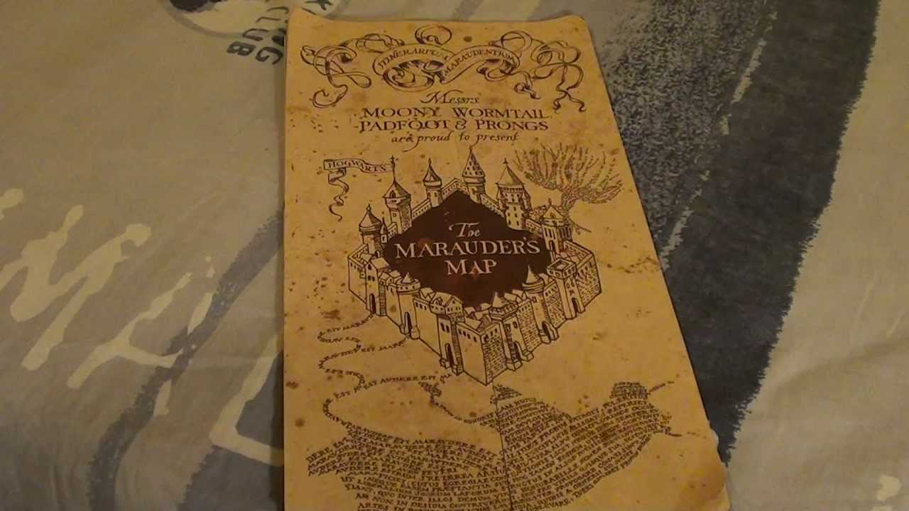 Carte maraudeur école poudlard (Emballé) Harry Potter - Harry