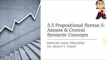 3.5a Propositional Syntax 5: Axioms Central Semantic Concepts