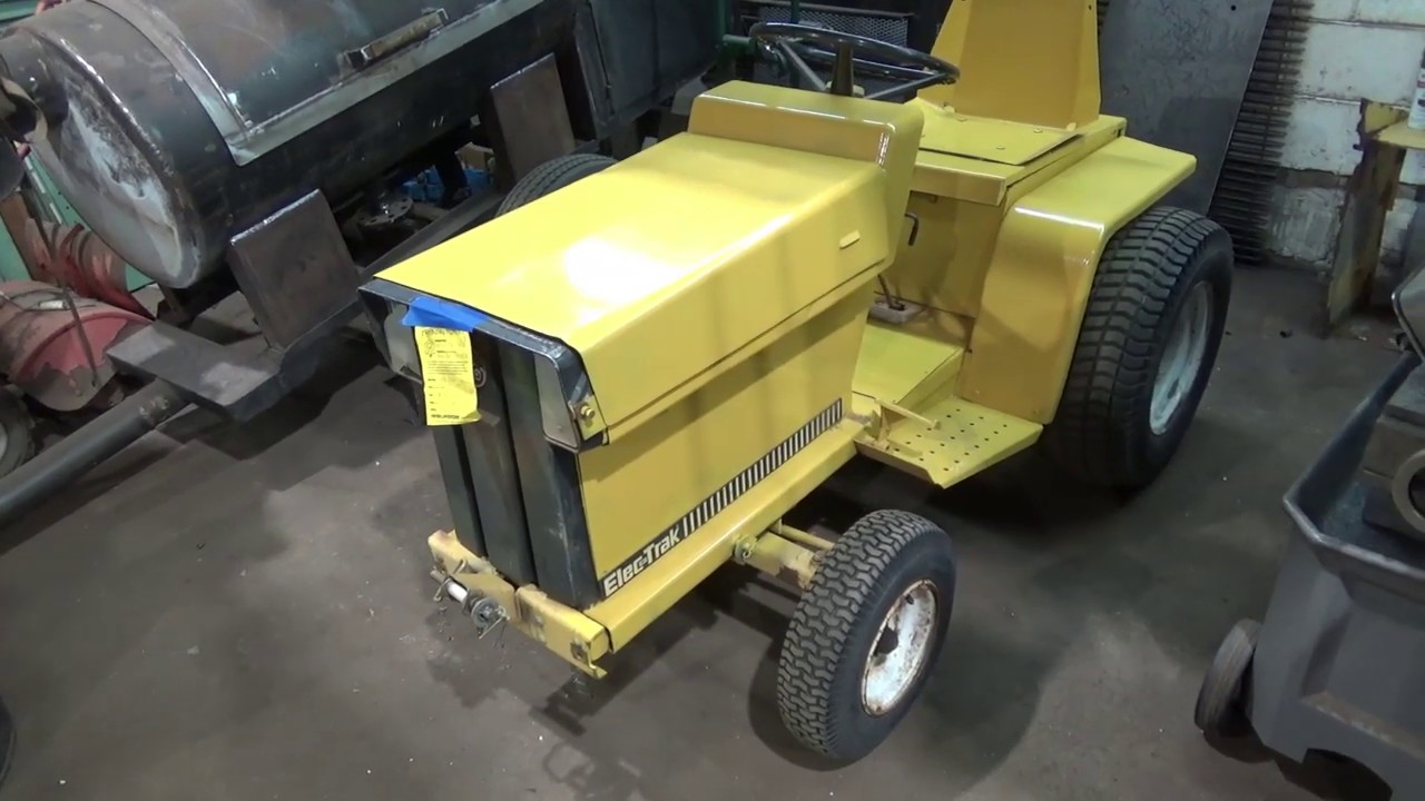 1972 GE Elec Trak E 15 tractor YouTube
