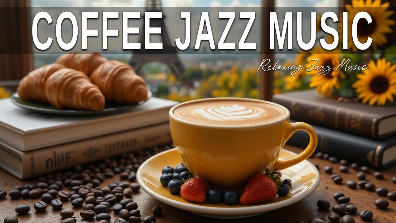Coffee Jazz Music ☕ Bossa Nova background for Happy Moods, Great Moods & Stress Relief