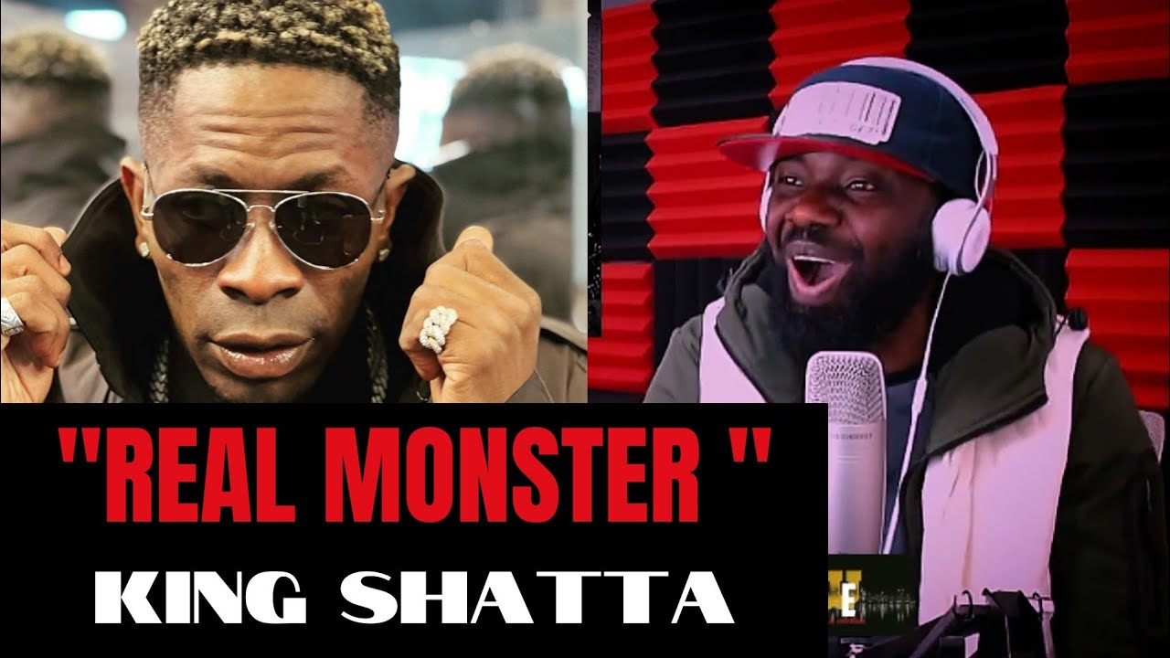 Shatta wale - real monster (freestyle ) Reaction!