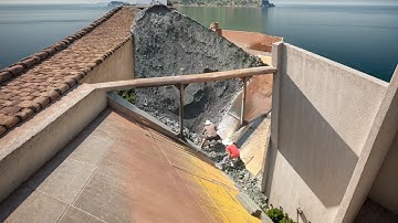 Unloading the ship is a hot topic and part of the crew