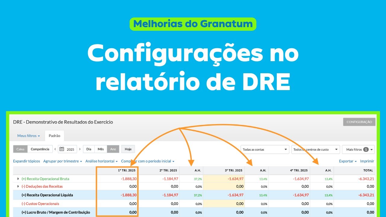Melhoria nas configurações no relatório de DRE - YouTube