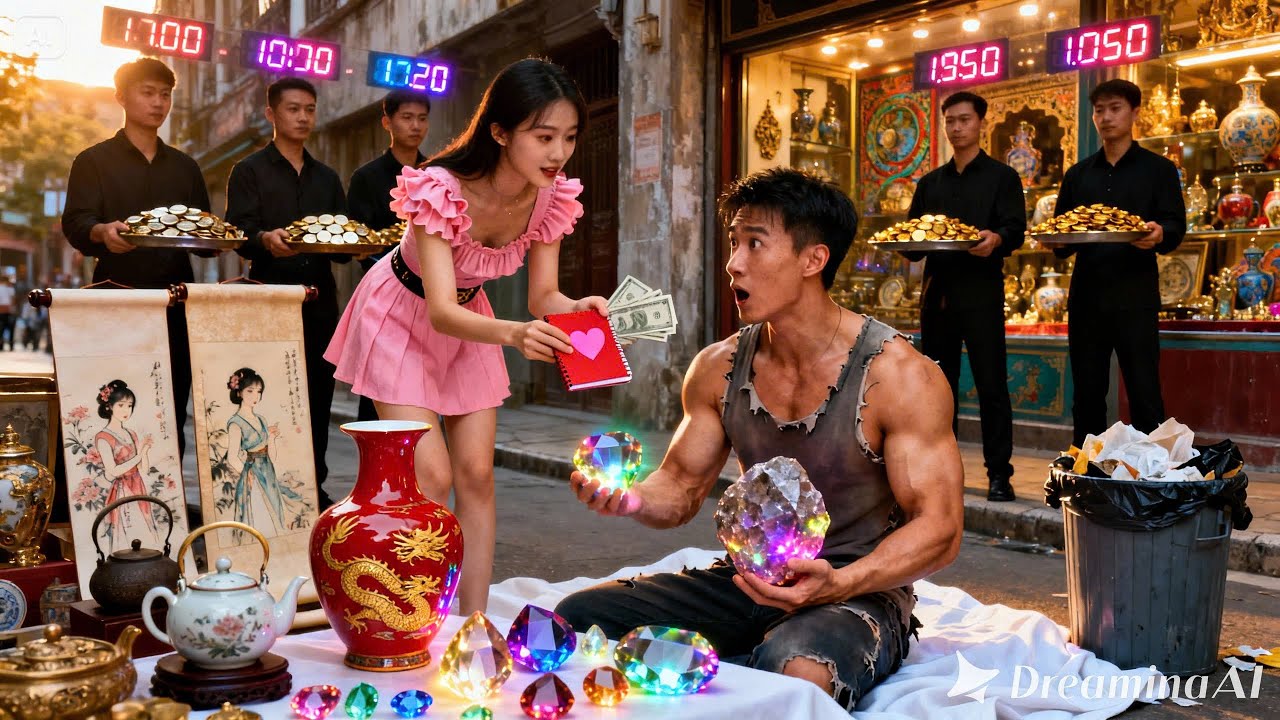 بائع متجول فقير يوقظ 