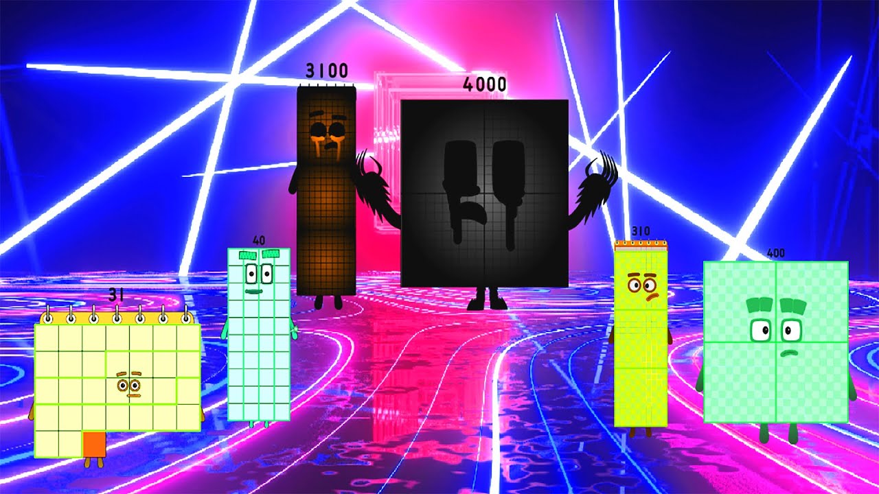 UncannyBlock Band Giga Different (3100-4000) But Vs (31-400) | Cool Sounds !