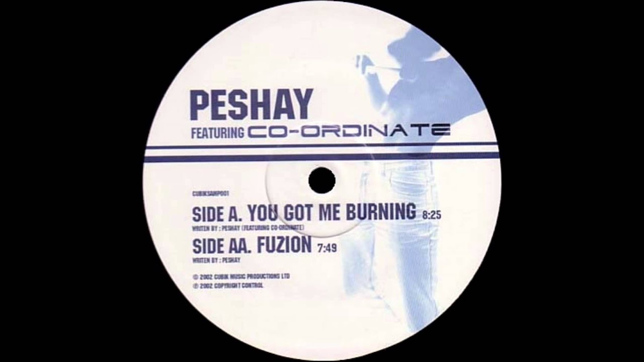 Got me burning. Peshay. Peshay Studio Set 1996. Fiesta Forever - you got me Burnin'.