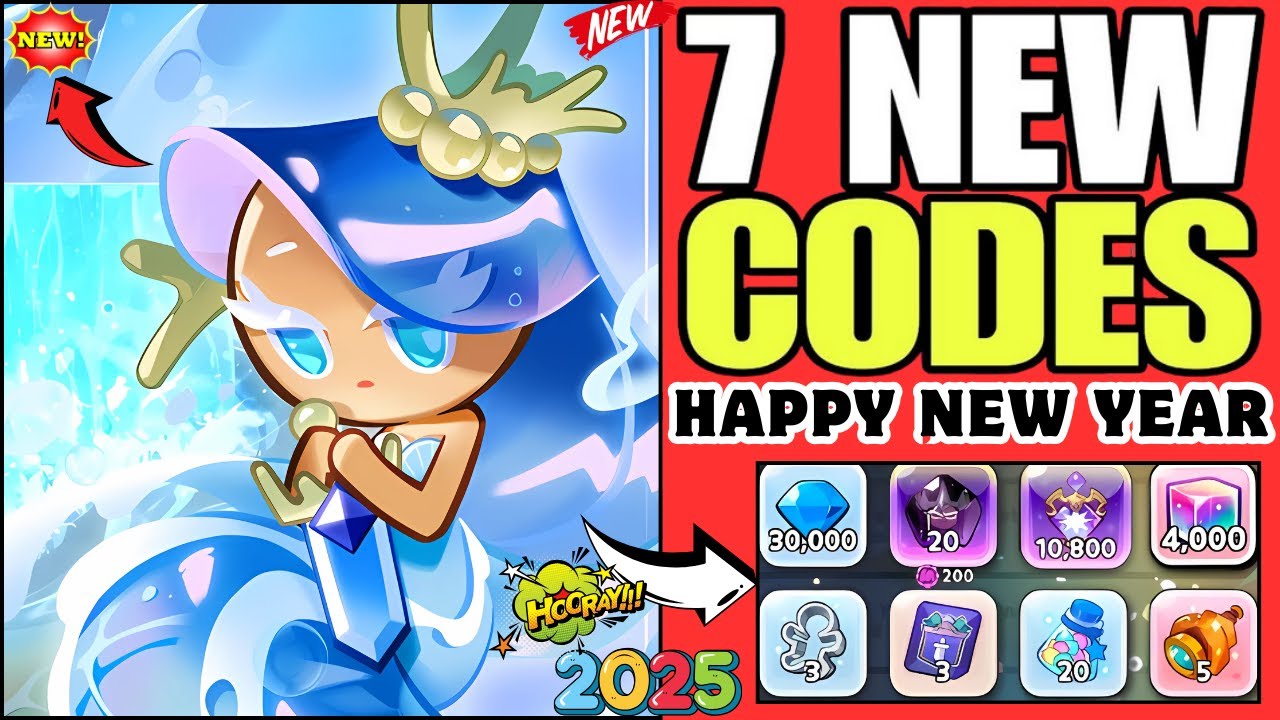 HAPPY NEW YEAR CODES🎉COOKIE RUN KINGDOM COUPON CODES JANUARY 2025