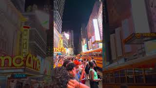 Knicks' Fans Swarm Bus in Times Square