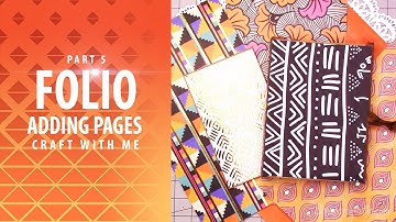 Adding Pages | DIY Ephemera Storage Folio Part 5 | Tutorial
