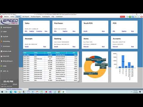 Video preview: Speed Plus 9.0: Now see Ledger With Item Details and Cash Bills. www.solversolutions.in