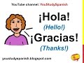 Spanish lesson 4  greetings basic words in spanish expressions how to say hello survival spanish