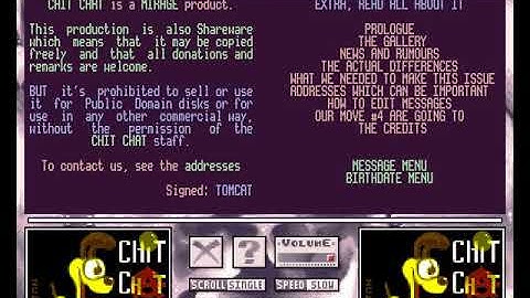 Mirage   Chit Chat #06 mp4 HYPERSPIN AMIGA INTRO CRACKTRO DEMO COMMODORE NOT MINE VIDEOS