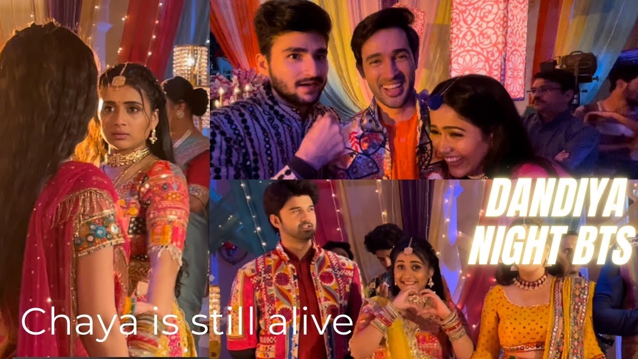 Chaya itni jaldi nahin jane wali .. Dandiya night fun 😳 #bts #sasuralsimarka2 #karansharma