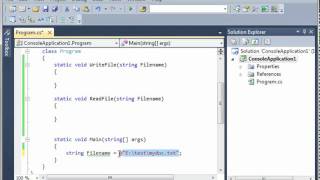 C# 18 - Basic File IO