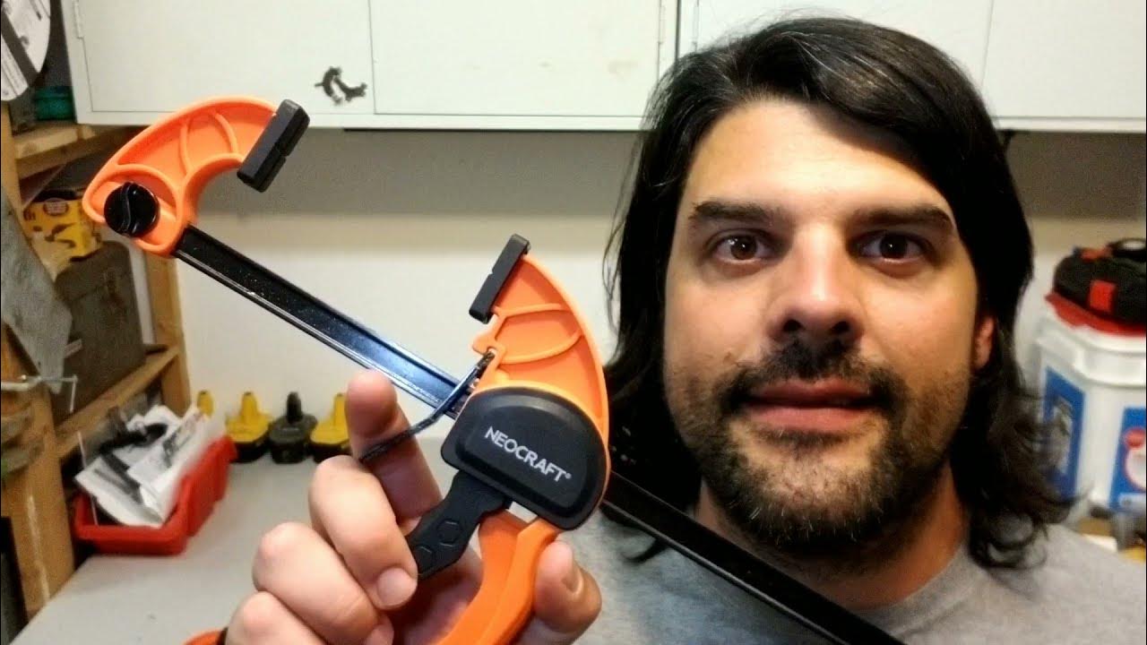 Review of Quick Release Ratchet Bar Clamps for Woodworking (2 Pieces