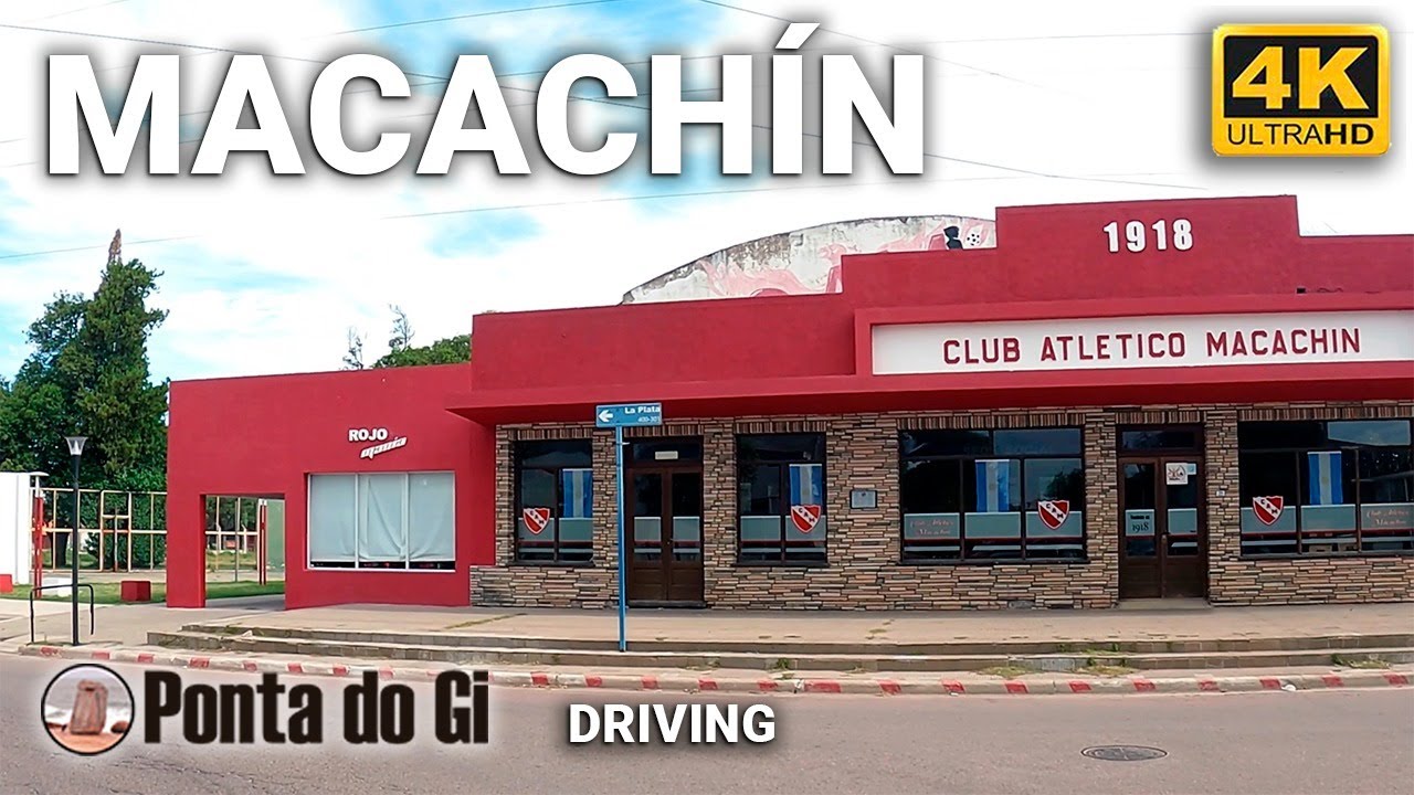 [4K] En la PAMPA recorriendo toda la PAZ que irradian las calles de MACACHIN #driving TOUR ARGENTINA