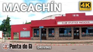 [4K] En la PAMPA recorriendo toda la PAZ que irradian las calles de MACACHIN #driving TOUR ARGENTINA