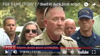 FOX 5 LIVE (7/20):  17 dead in duck boat accident after severe storm in Branson, Mo.
