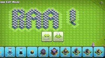 clash of clan showcase bases // how to create name in clash of clan // RAAJ