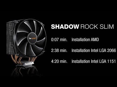 Installation: Shadow Rock Slim (AMD & Intel) | be quiet!