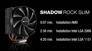 Installation: Shadow Rock Slim (AMD & Intel) | be quiet!