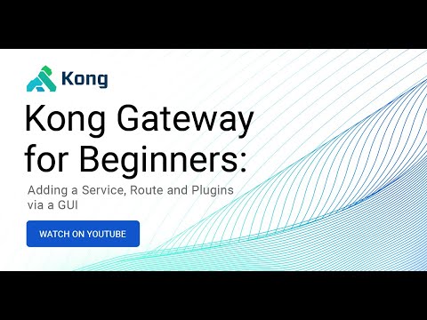 route อ่าน ว่า  2022  Kong Gateway for Beginners: Adding a Service, Route and Plugins
