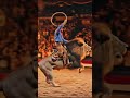 Cowboy and Lion Jump Through Fire Rings – Epic Circus Scene