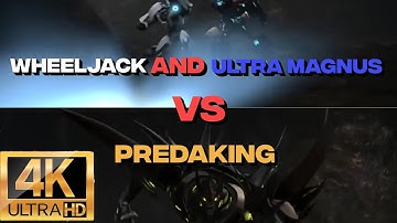 Predaking vs Wheeljack and Ultra Magnus 4k ultra hd