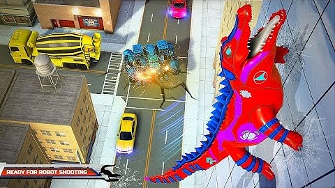 Crocodile Robot Car Transform Mega Robot Games Play 10 Gameplay