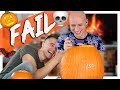 Pumpkin Carving Fail 2018! (ft. Calum McSwiggan) | Roly