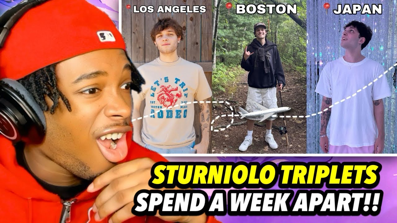 STURNIOLO TRIPLETS SPEND A WEEK APART (for the first time)