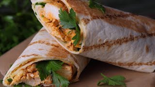 Chicken Tortilla Wraps Recipe | Fried Chicken Wraps | Kids Special Wraps Recipe By Desi Cook Book