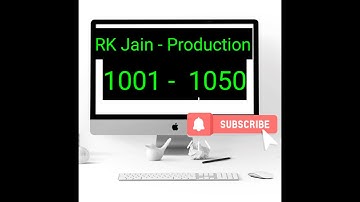 Lecture  31 || 50 questions (1001-1050) of Production from RK Jain || Mechanical