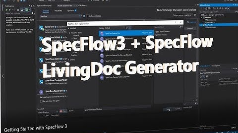 [ How To ] SpecFlow3 + SpecFlow LivingDoc Generator