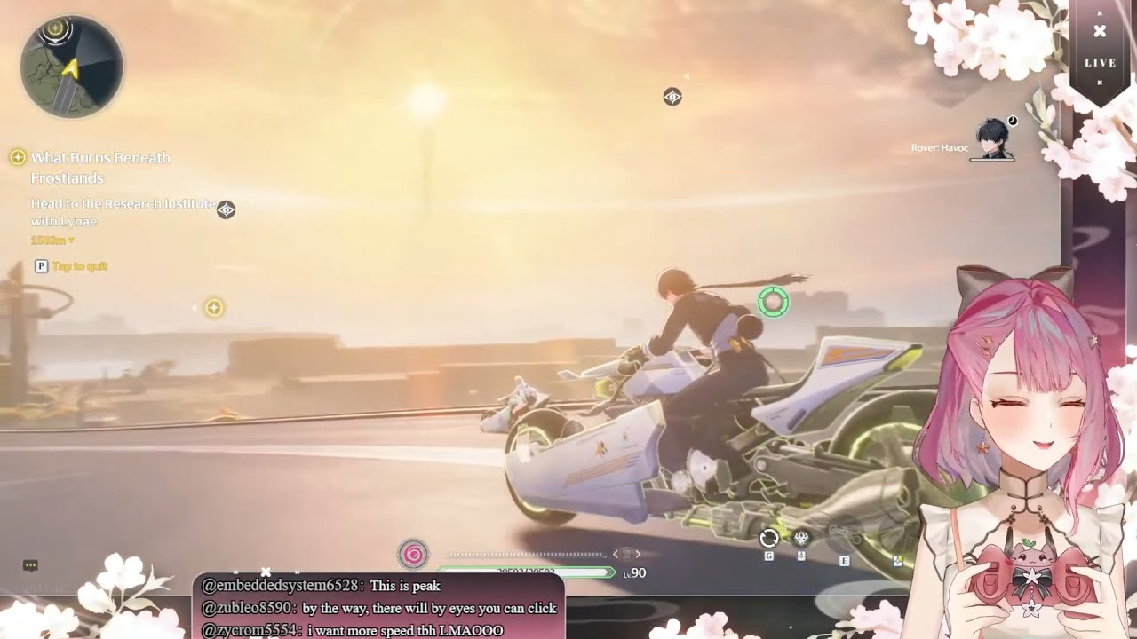 Get her off the Motorcycle she's gonna injure someone xD | Gorgeous bike ride alongside Lynae *_*