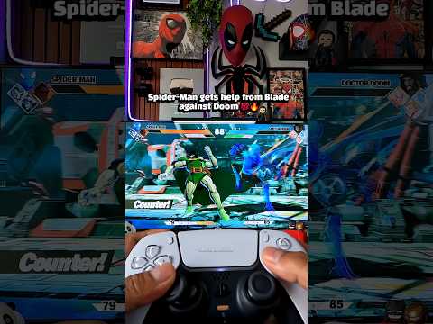 Blade Helps Spider-Man Against Doom 💯🔥 PS5 #spiderman #doomsday