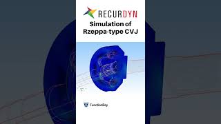 Simulation of Rzeppa type CVJen #cae #digitaltwin #mbd